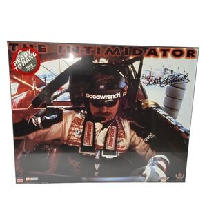 Vintage 1999 Dale Earnhardt The Intimidator NASCAR Wood Mounted Art Print 16x20